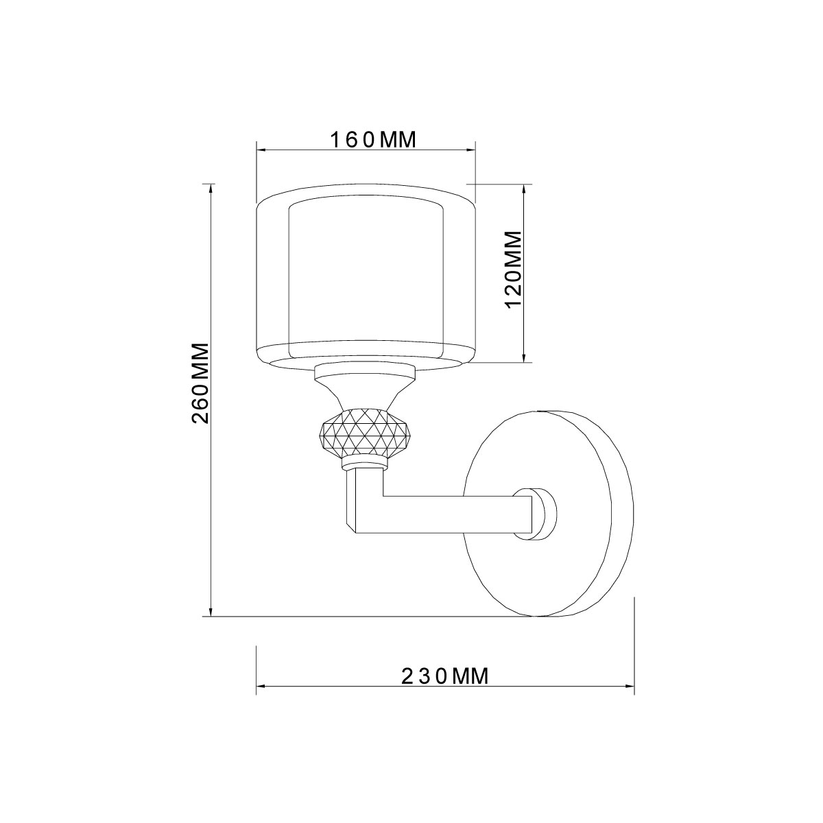 Бра Vele Luce Lotus VL1053W01 2