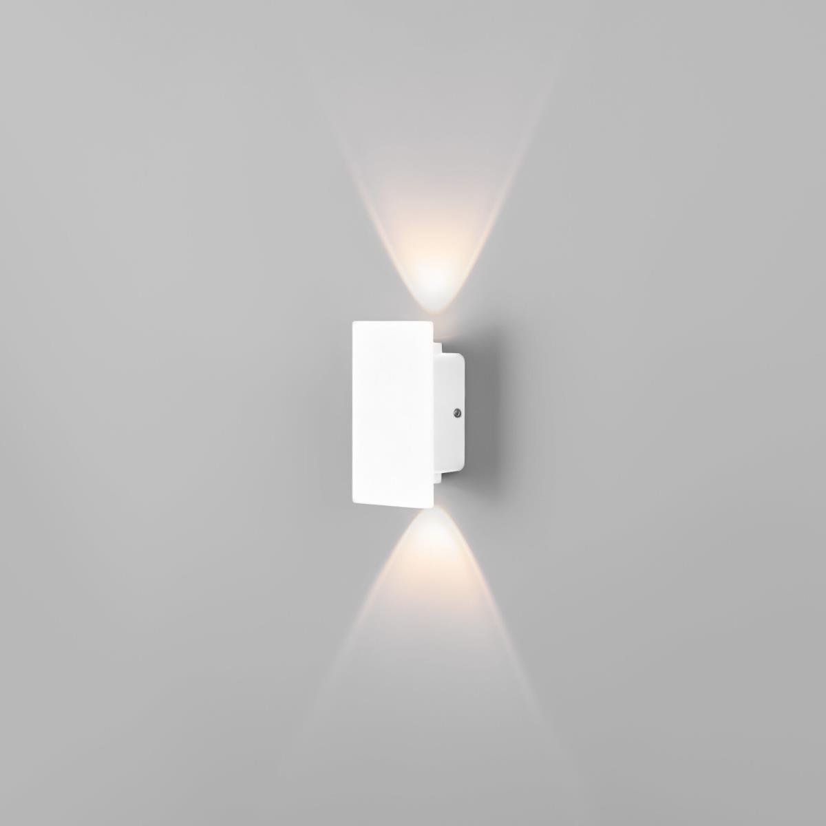 Уличный настенный светодиодный светильник Elektrostandard Mini Light 35154/D белый a060884 2
