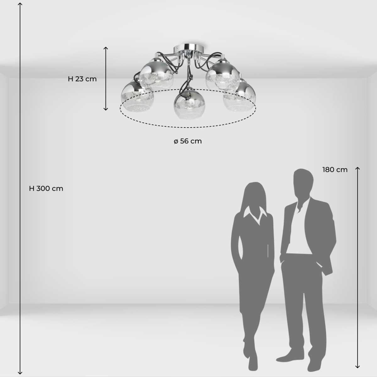 Потолочная люстра De City Вита 220013705 2