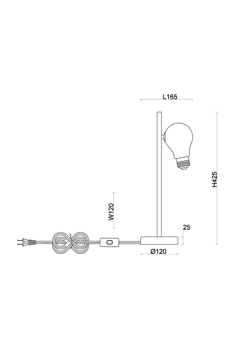 Настольная лампа Freya Evidence FR5372TL-01BS 1