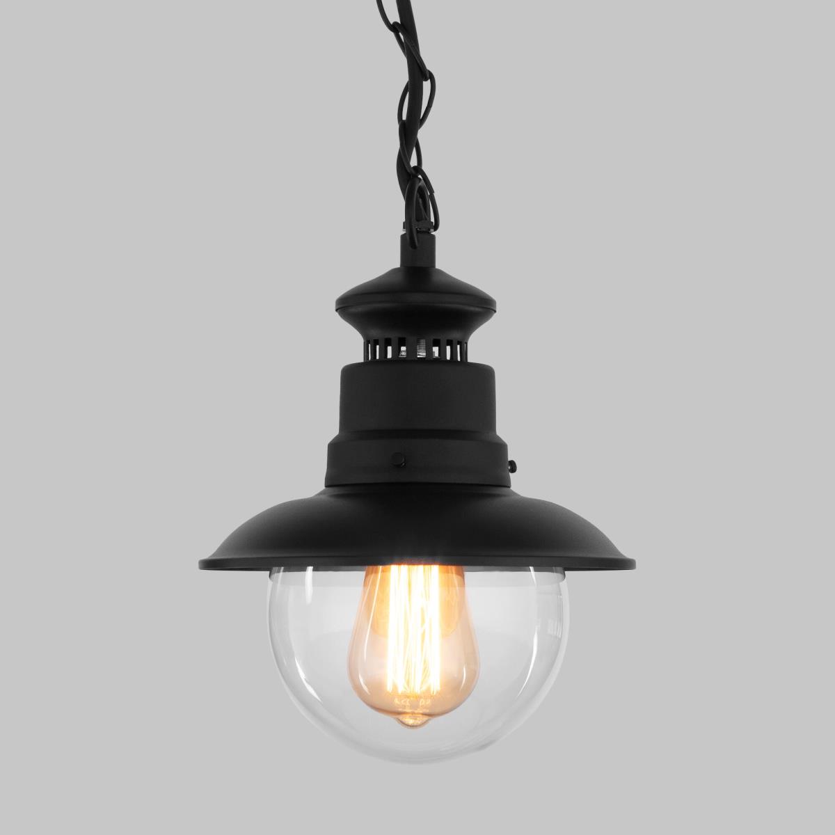Уличный подвесной cветильник Elektrostandard Talli H GL 3002H черный a038483