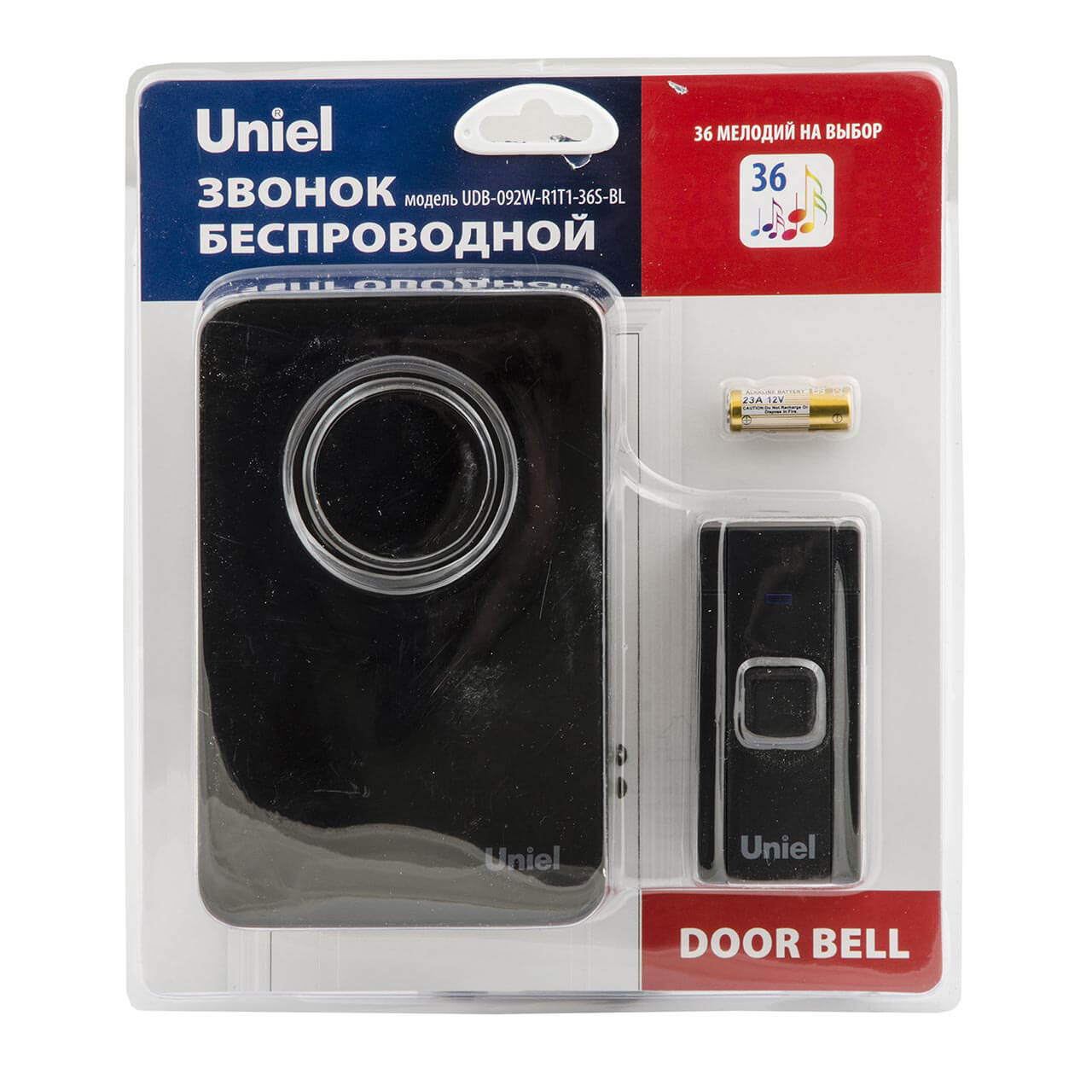 Звонок электронный Uniel UDB-092W-R1T1-36S-BL UL-00006437 1