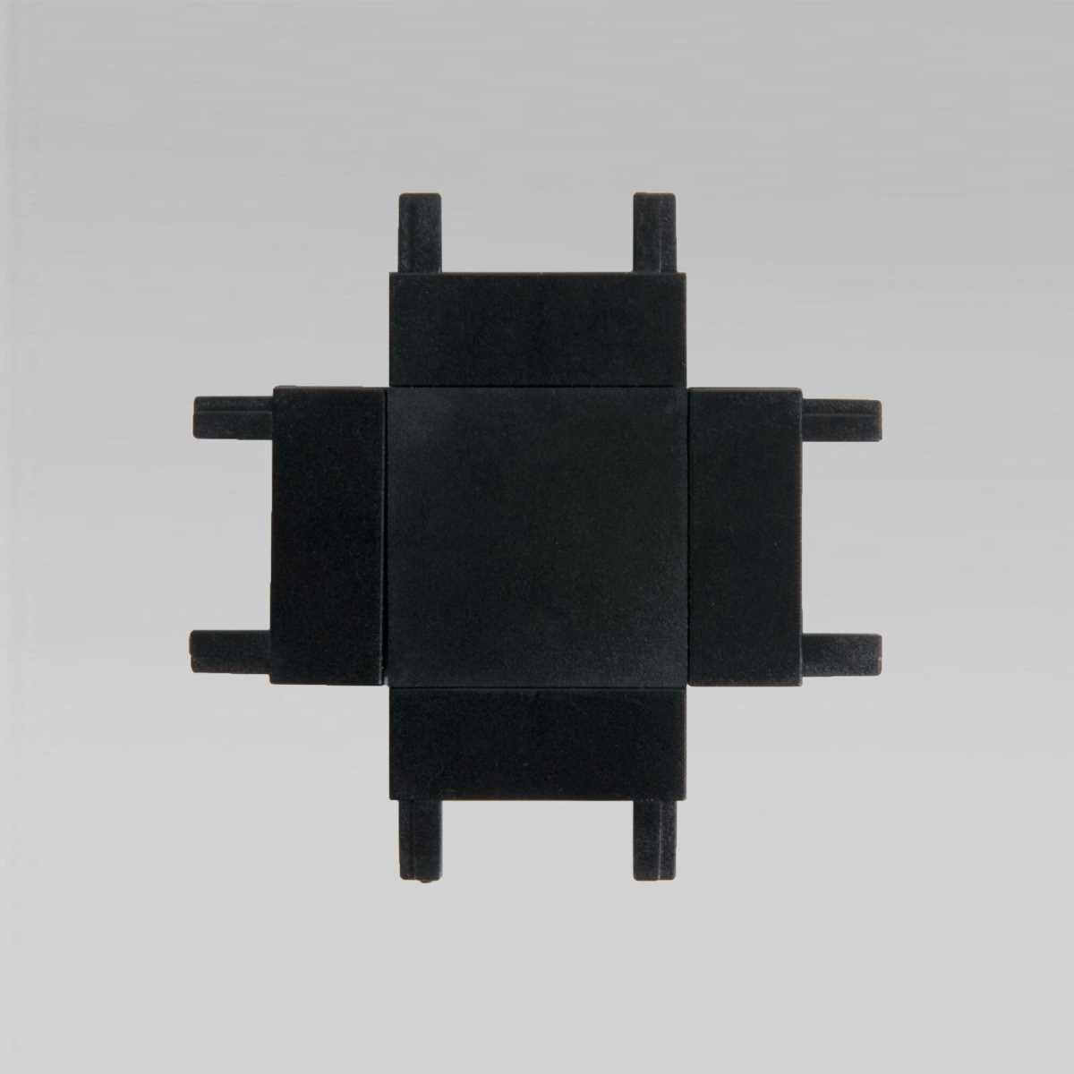 Соединитель четырёхсторонний для накладного шинопровода Elektrostandard Flat Magnetic 85003/00 черный a063738 3
