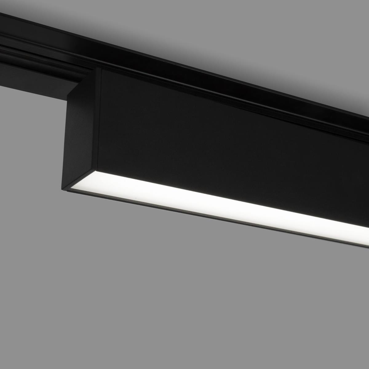 Трековый светодиодный светильник Elektrostandard X-Line черный матовый 20W 4200K LTB54 a052445 1