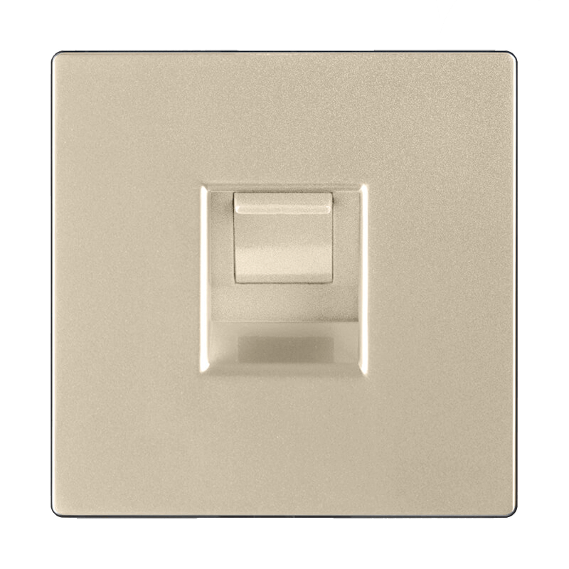 Розетка Werkel Ethernet RJ-45 шампань W1181011 4690389157479 4