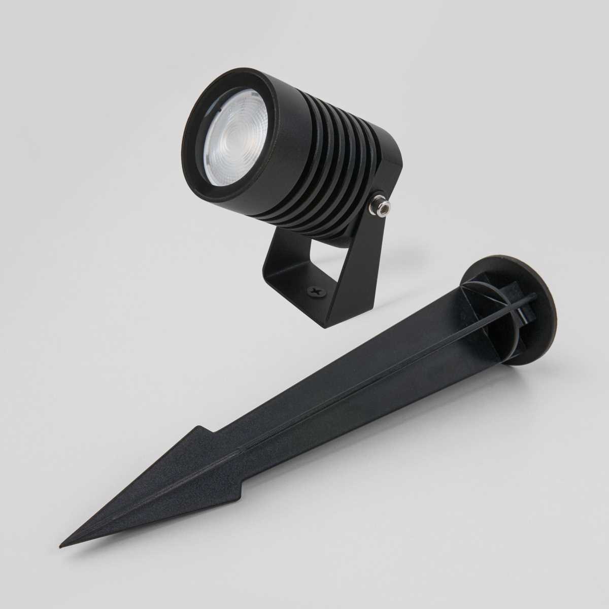 Уличный светодиодный светильник Elektrostandard Landscape 043 FL LED черный a059011 3