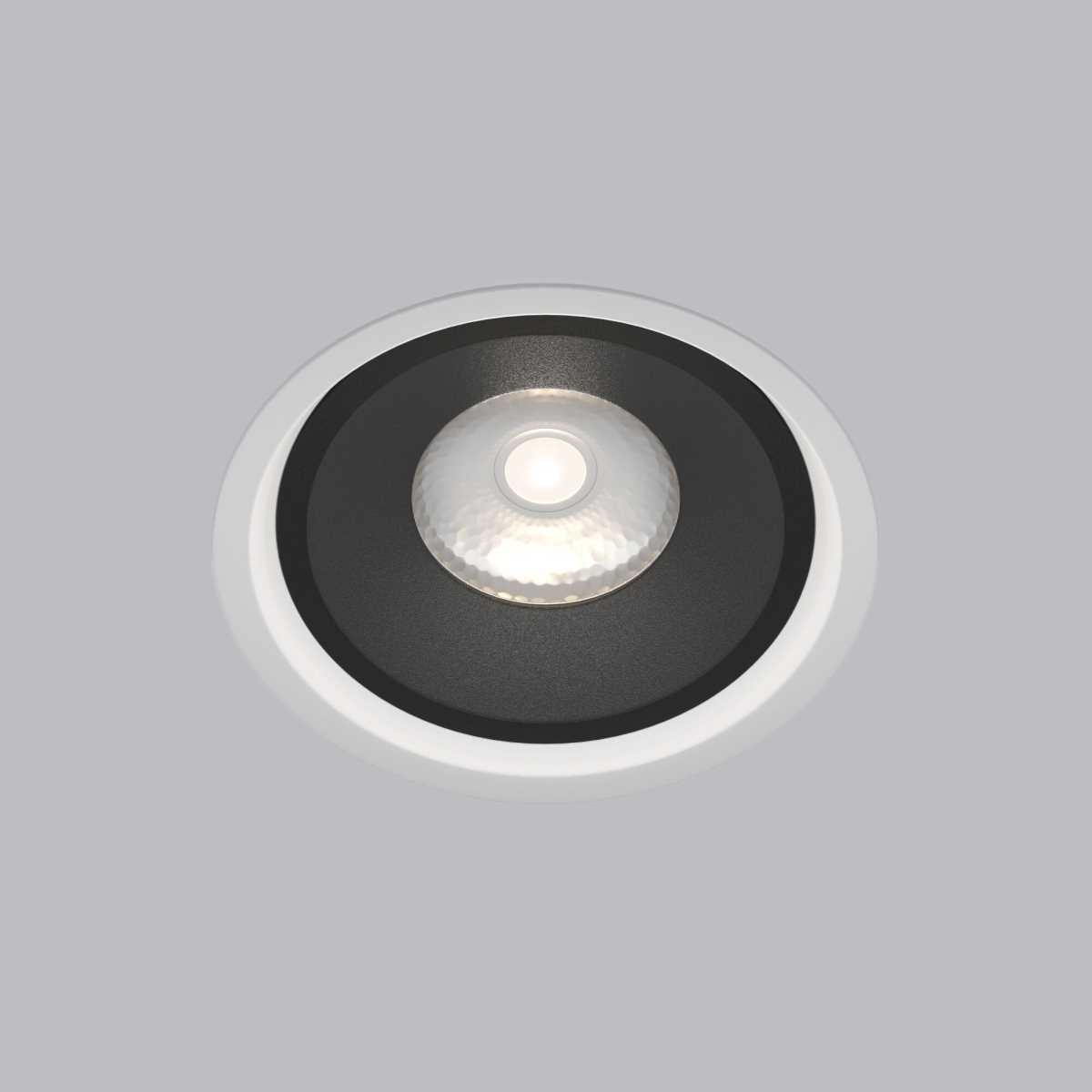 Встраиваемый светодиодный светильник Elektrostandard Slide 25083/LED 6W 4200K белый/чёрный a062942 4