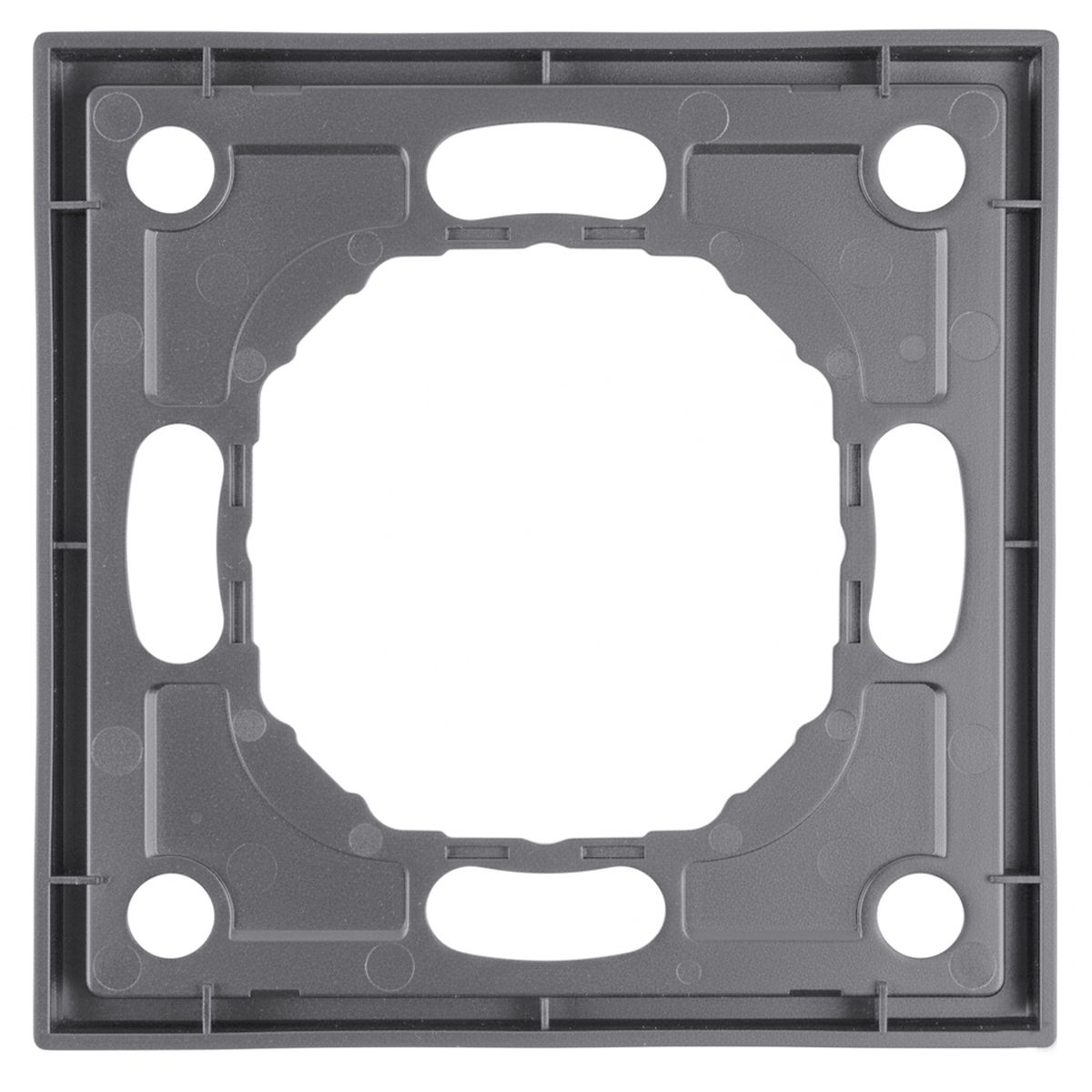 Рамка STEKKER, PFR00-5001-10 1-местная, серия Эмили, платиново-серый, soft touch 49962 4