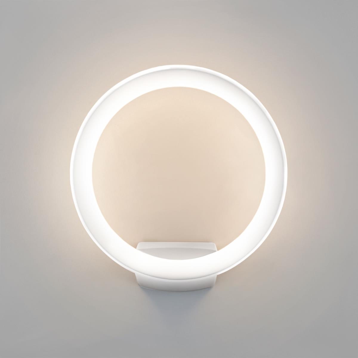 Уличный настенный светодиодный светильник Elektrostandard Ring 1710 Techno Led белый a054931 1