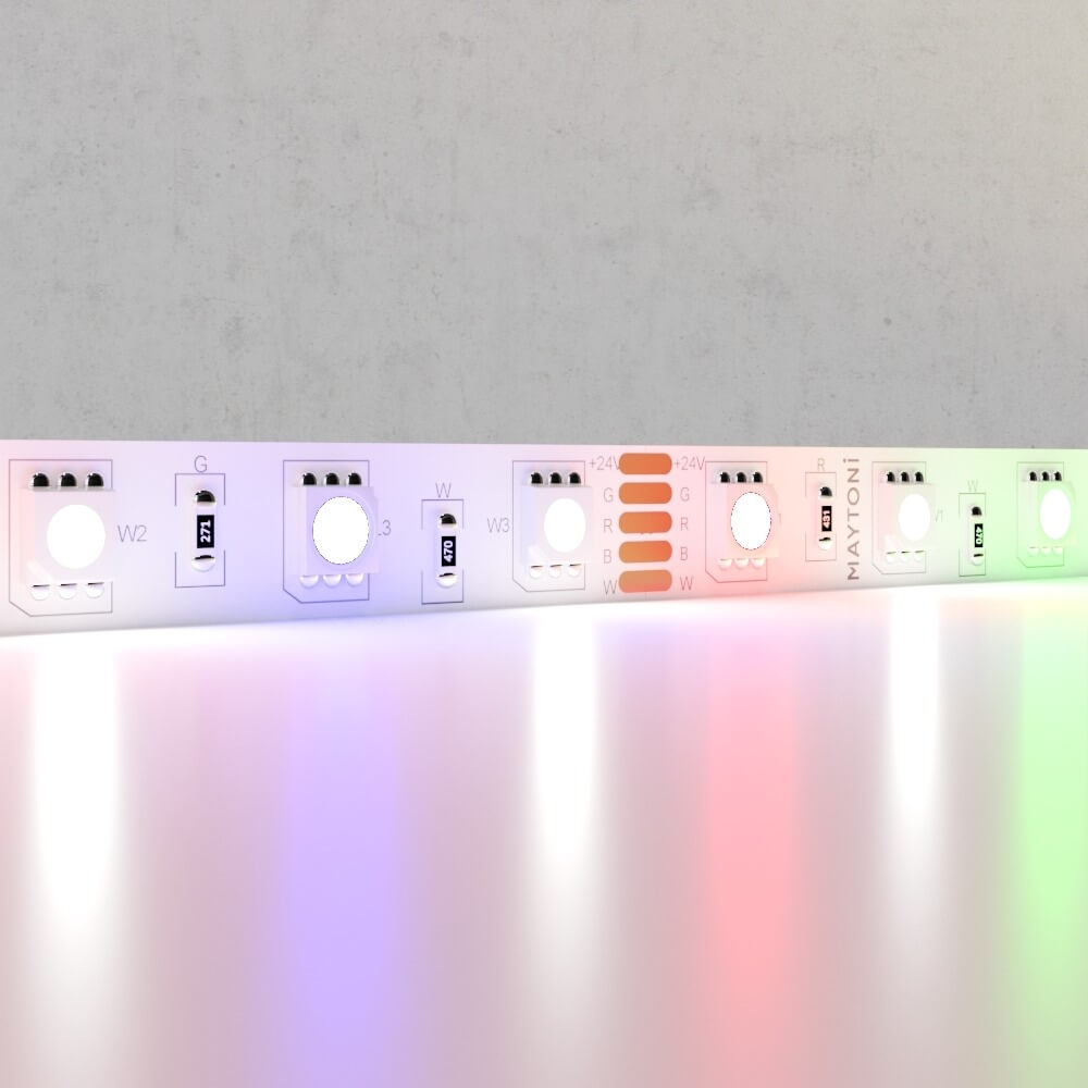Светодиодная лента Maytoni Technical 14,4W/m 60LED/m 5050SMD RGB/холодный белый 5M 10178 5