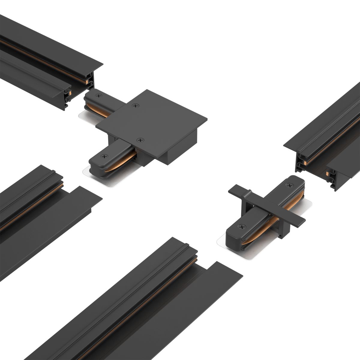 Шинопровод встраиваемый однофазный Crystal Lux CLT 0.121 01 L1000 BL 2