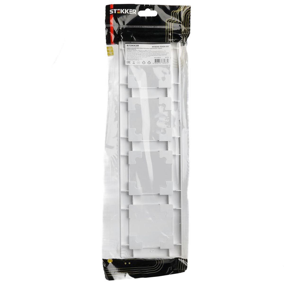 Рамка 4-постовая Stekker Катрин белый PFR00-7004-01 39795 2
