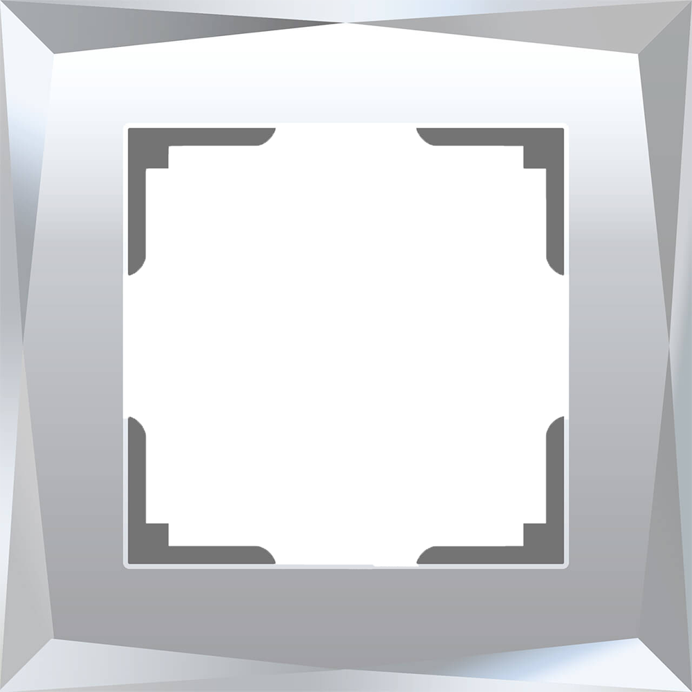Рамка на 1 пост Werkel Diamant зеркальный W0011220 4690389158803 5