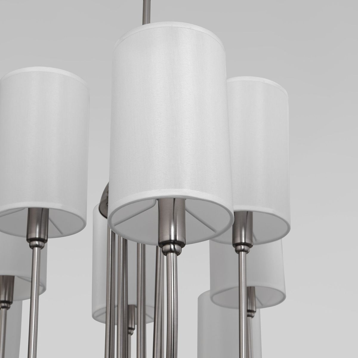 Подвесная люстра Eurosvet Abbey 60164/10 никель Smart 3