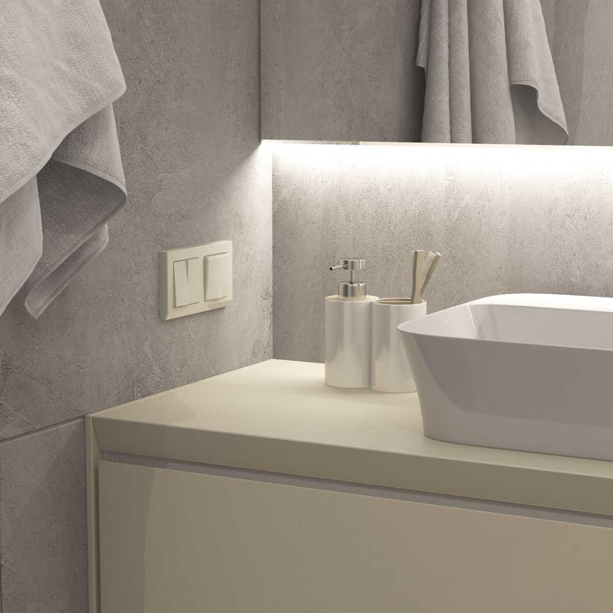 Выключатель двухклавишный Werkel айвори матовый W1120062 4690389184642 1