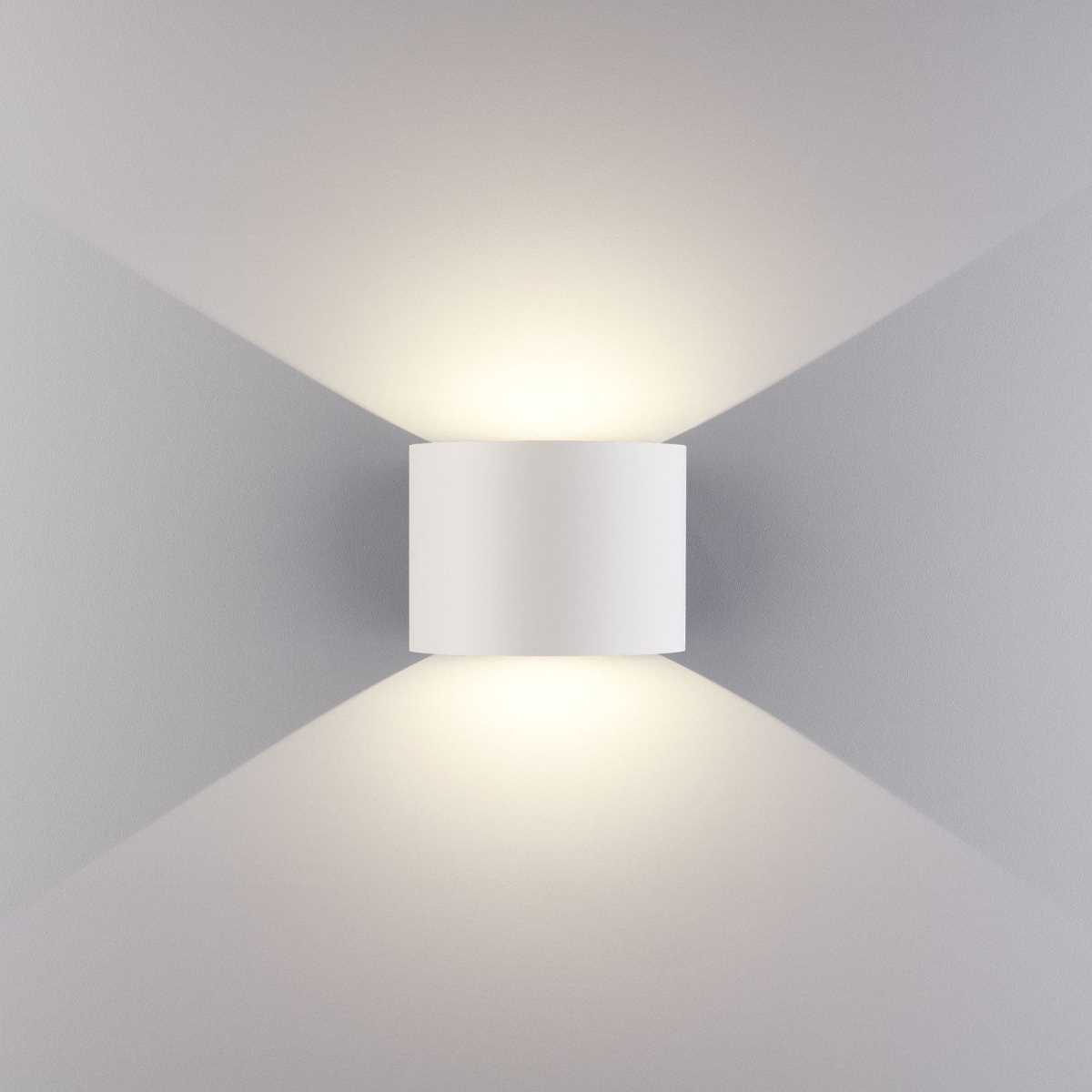 Уличный настенный светодиодный светильник Elektrostandard 1518 Techno LED Blade белый a038830 4
