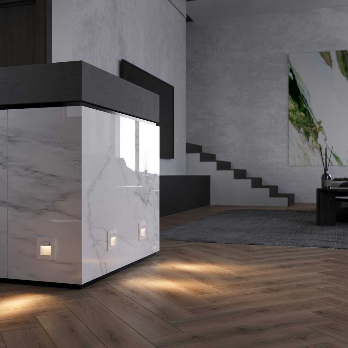 Встраиваемая LED подсветка Werkel белый три режима с датчиком движения W1154601 4690389192012 4