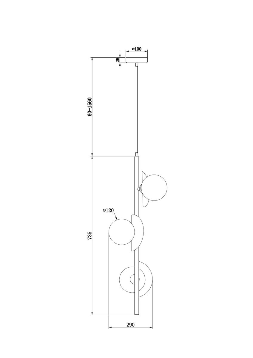 Подвесная люстра Freya Sepia FR5391PL-03CFL 1