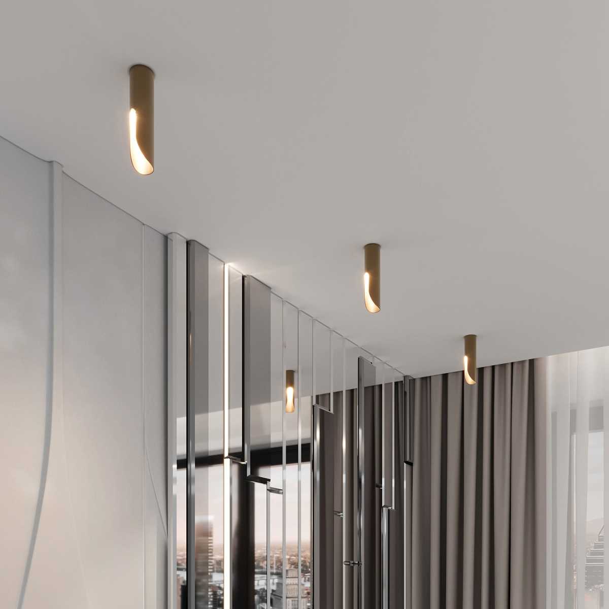 Потолочный светодиодный светильник Elektrostandard Apex 25113/LED a068291 1