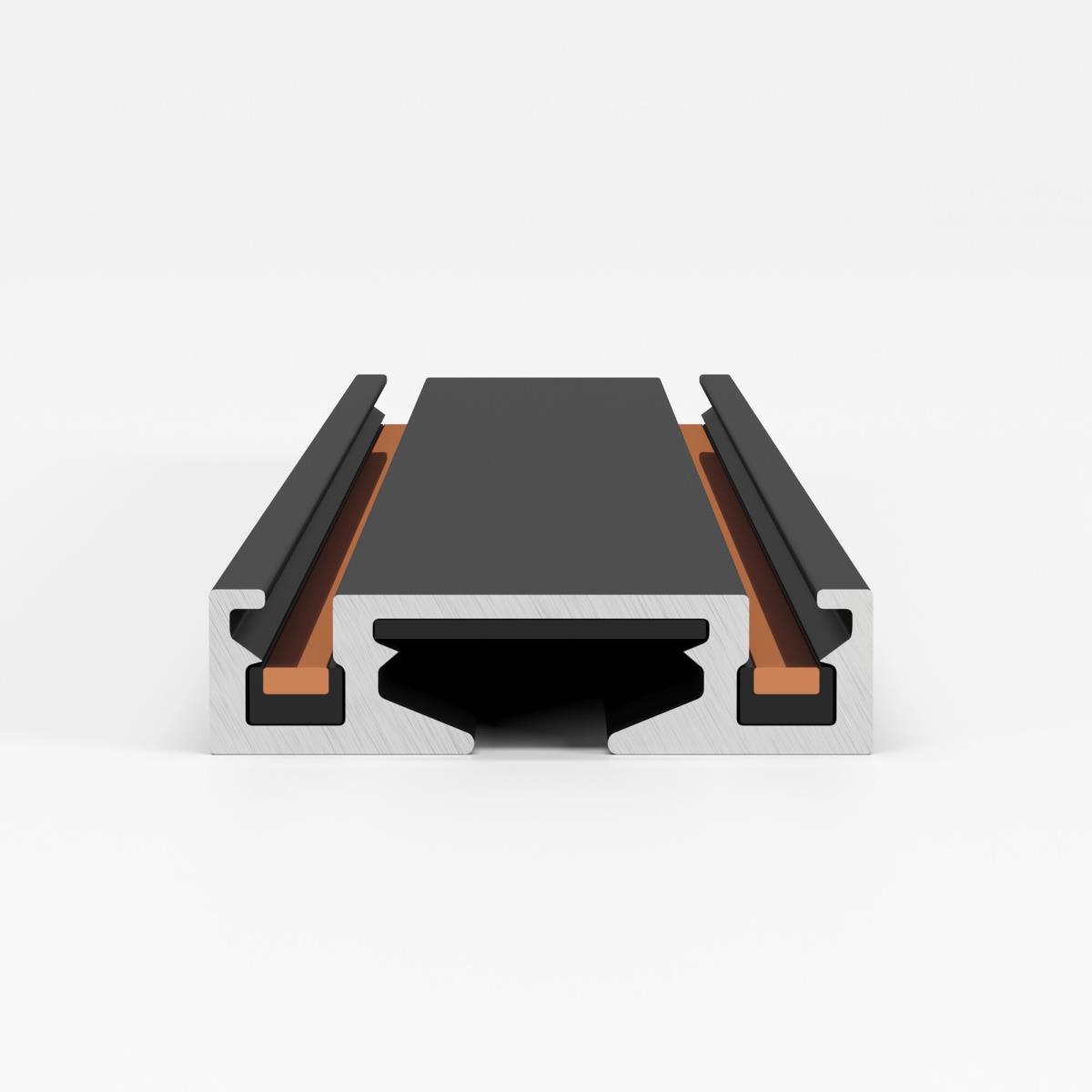 Шинопровод магнитный накладной Elektrostandard Flat Magnetic 85129/00 черный a063722 2