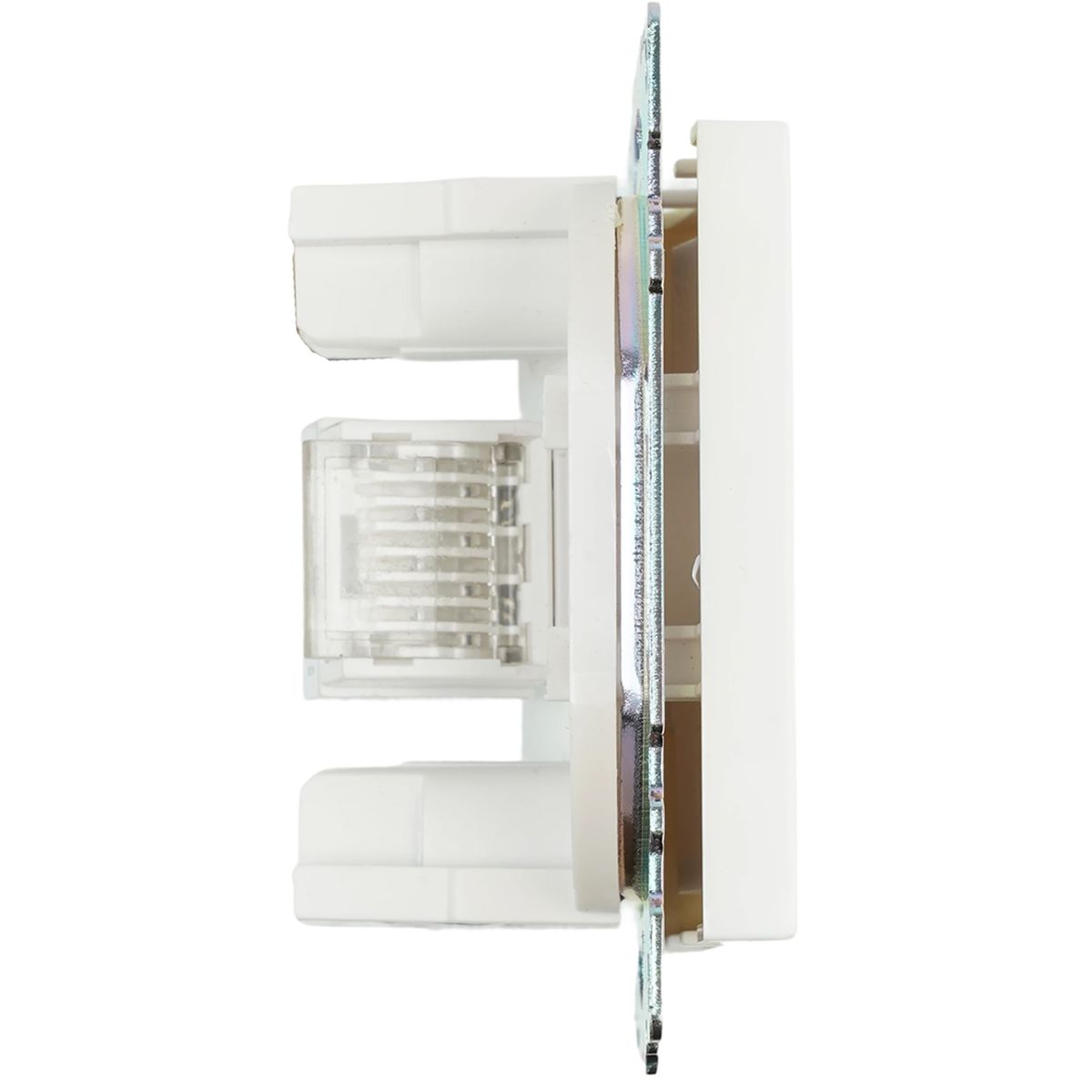 Розетка компьютерная RJ-45 Stekker Катрин белый GLS00-7107-01 39305 4