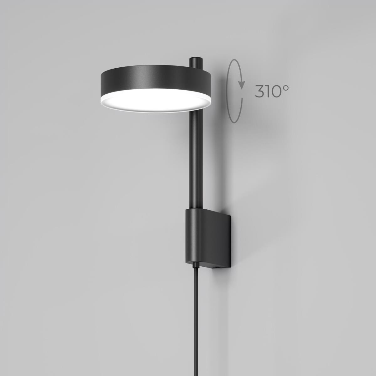 Настенный светодиодный светильник Elektrostandard Tobi 40129/LED черный a064592 1