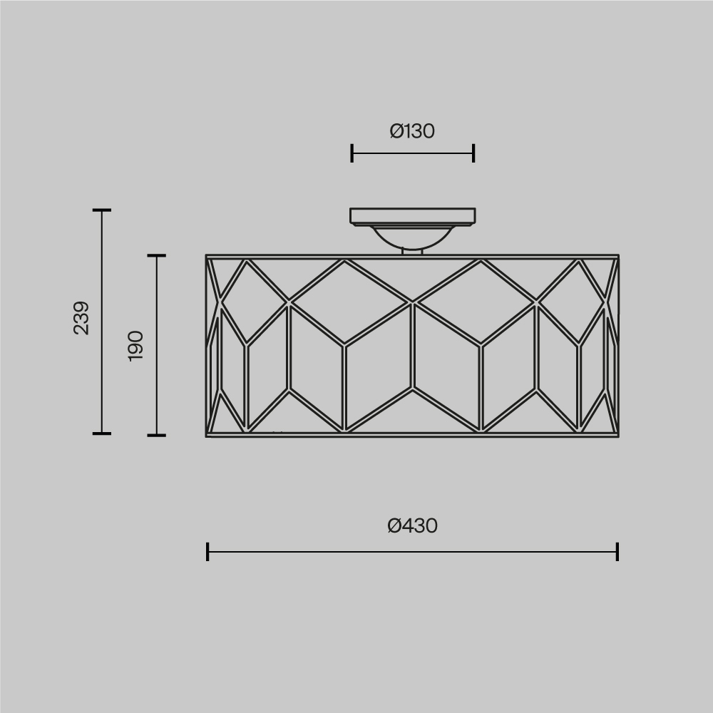 Потолочный светильник Maytoni Messina H223-PL-03-G 2
