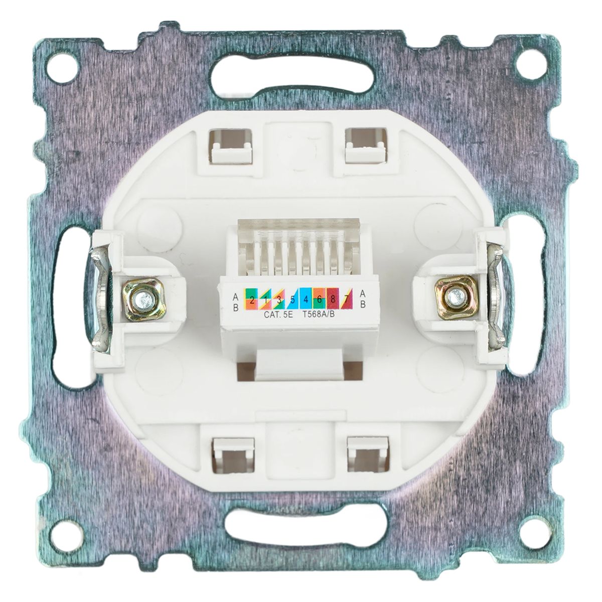 Розетка компьютерная RJ-45 Stekker Катрин белый GLS00-7107-01 39305 3