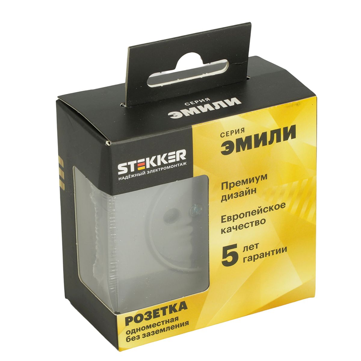 Розетка 1-местная с защитной шторкой (механизм), STEKKER, б/з, 250В, 16А, серия Эмили, RST16-5109-10, платиново-серый, soft touch 49954 2