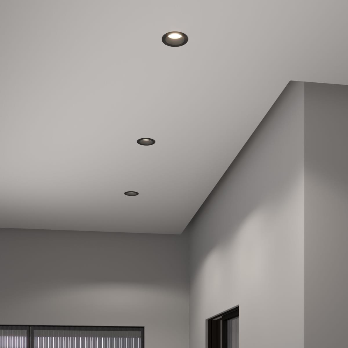 Встраиваемый светодиодный светильник Elektrostandard Basic 25082/LED 7W 4200K чёрный a062941 3