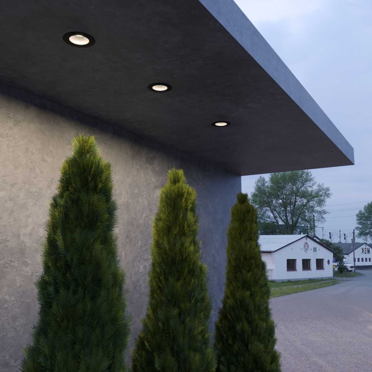 Уличный светодиодный светильник Elektrostandard Light Led 3003 35128/U черный a058922 2