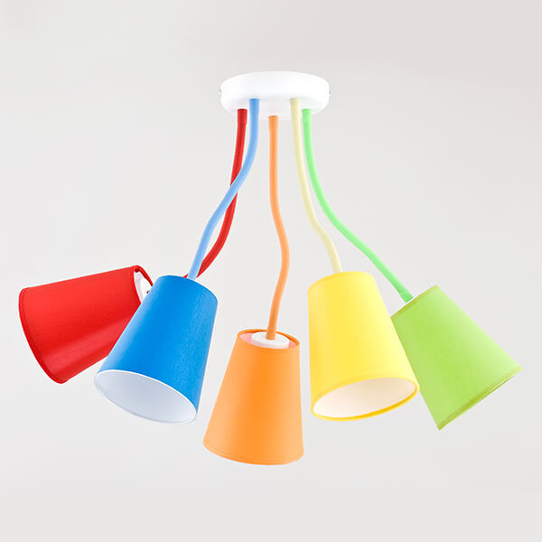 Потолочный светильник TK Lighting 2107 Wire Colour изображение 3 Потолочный светильник TK Lighting 2107 Wire Colour Фото № 3