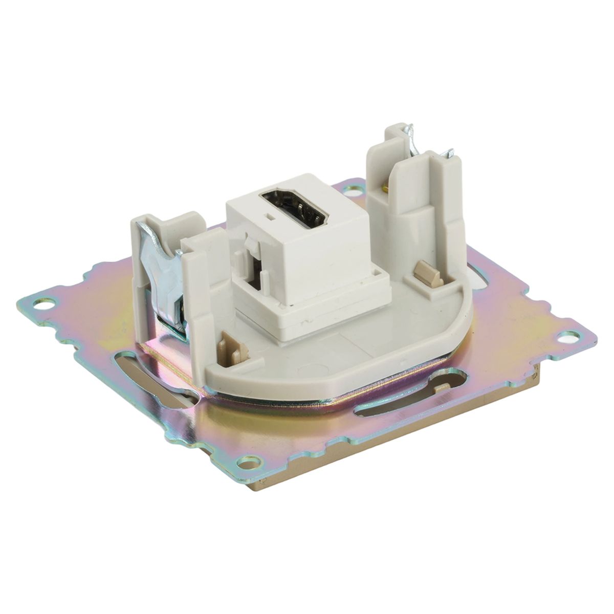 Розетка HDMI 2.1, Type A (механизм), STEKKER, GLS00-7118-08, серия Катрин, золото 50060 4