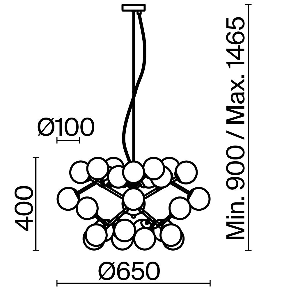 Подвесная люстра Maytoni Dallas MOD545PL-24CH 1
