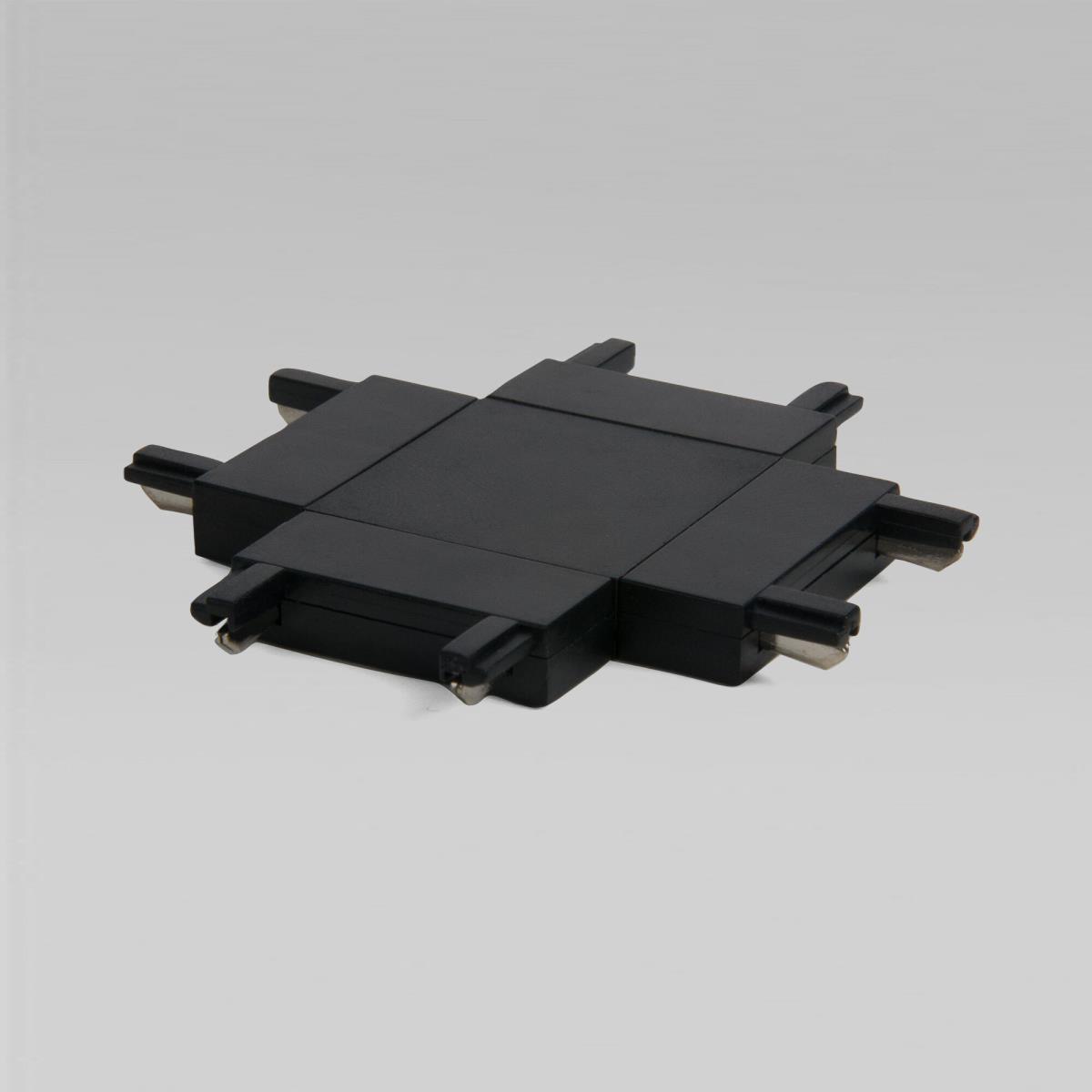 Соединитель четырёхсторонний для накладного шинопровода Elektrostandard Flat Magnetic 85003/00 черный a063738 4