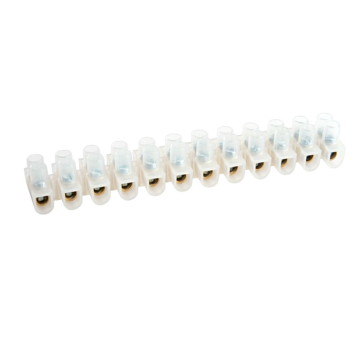 Колодка клеммная винтовая Stekker, линейка 12 штук, полиэтилен, LD227-15A DIY 39897