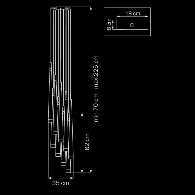 Подвесная люстра Lightstar Meta Duovo 807087 изображение 3 Подвесная люстра Lightstar Meta Duovo 807087 Фото № 3