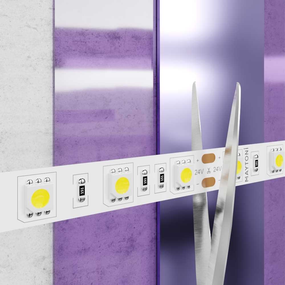 Светодиодная лента Maytoni Technical 14,4W/m 60LED/m 5050SMD теплый белый 5M 10168 3