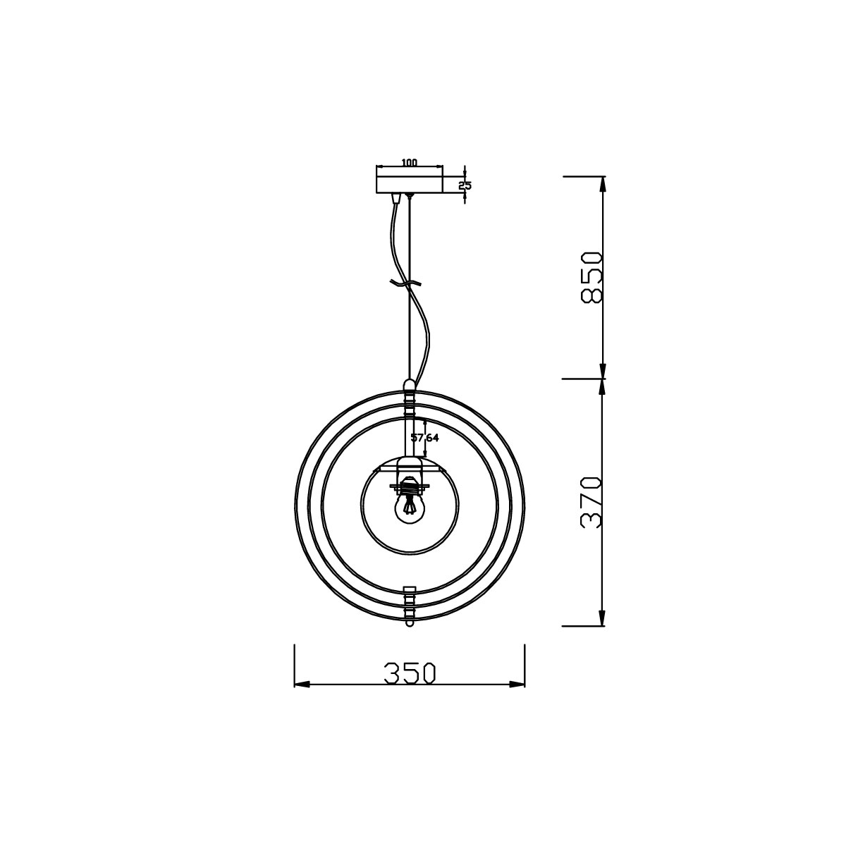 Подвесной светильник Vele Luce Orion VL1834P01 4