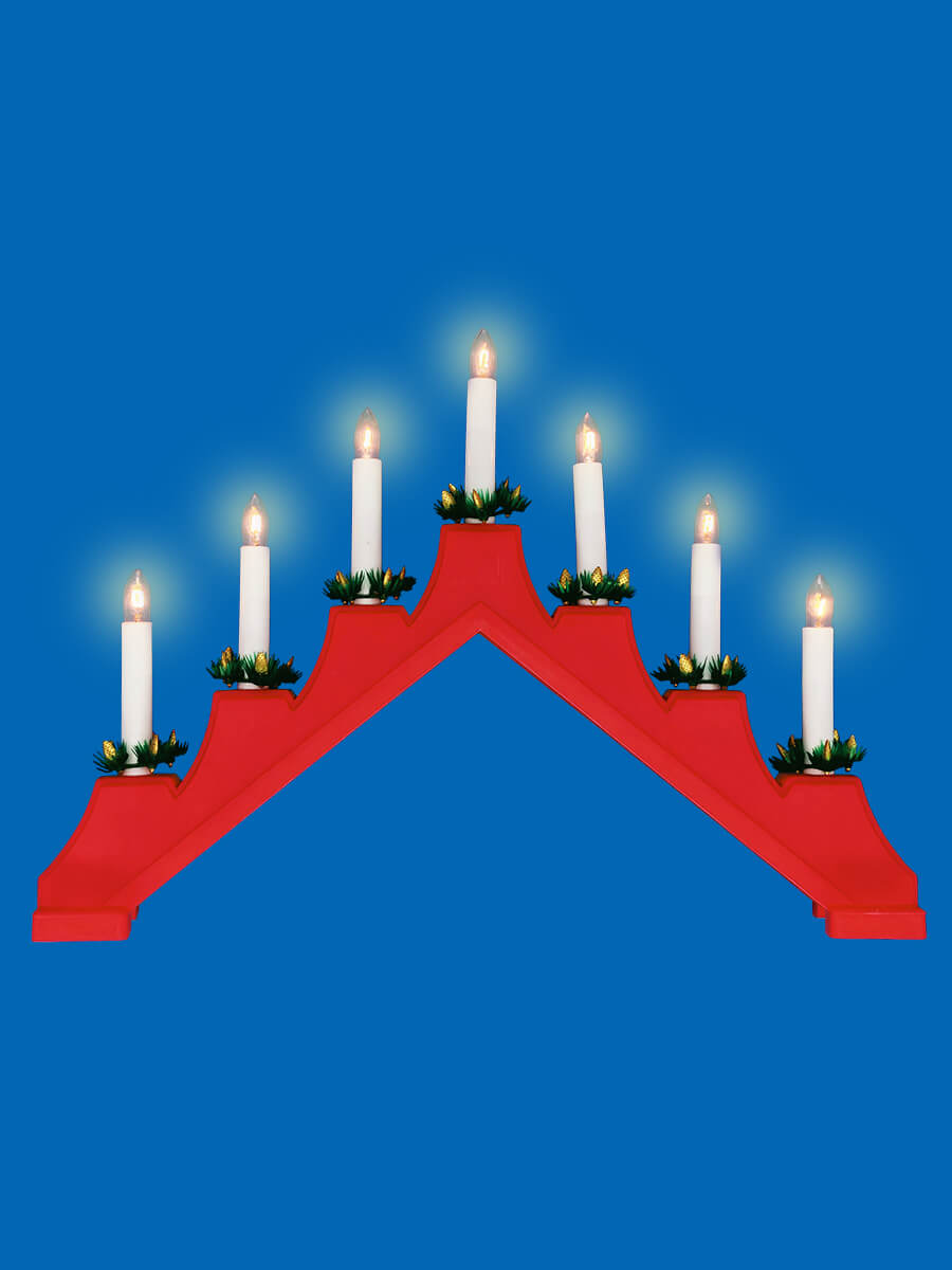 Фигурка «Новогодняя горка» 30х41см Uniel UDL-L7101-007/SWA/WW Red Bridge UL-00007387 1