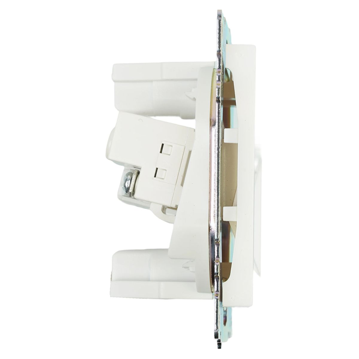 Розетка телевизионная TV + компьютерная RJ-45 Stekker Катрин GLS00-7106-01 белая 49181 5