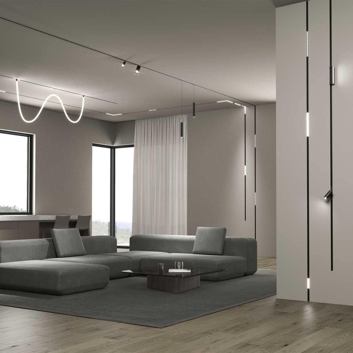 Трековый светодиодный светильник Elektrostandard Full Light N03 65W 4200K 85027/01 a061183 1