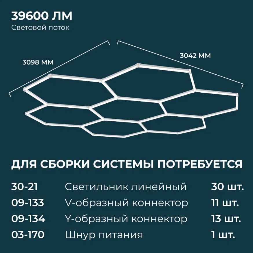 Накладной линейный светодиодный светильник Apeyron Net 30-21 2