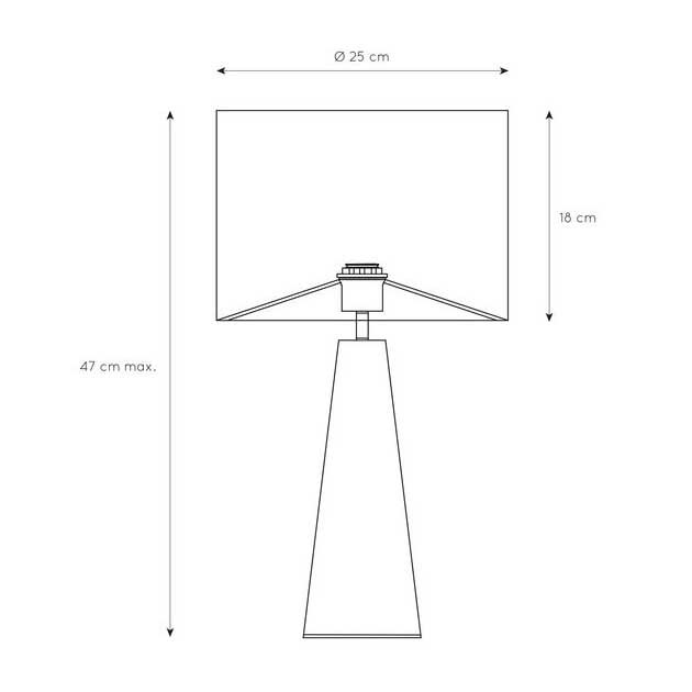 Настольная лампа Lucide Extravaganza Velvet 10501/81/37 изображение 2 Настольная лампа Lucide Extravaganza Velvet 10501/81/37 Фото № 2