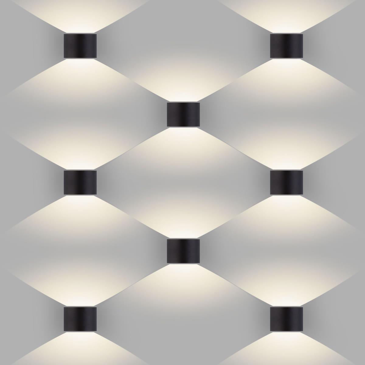 Уличный настенный светодиодный светильник Elektrostandard 1518 Techno LED Blade черный a038828 3