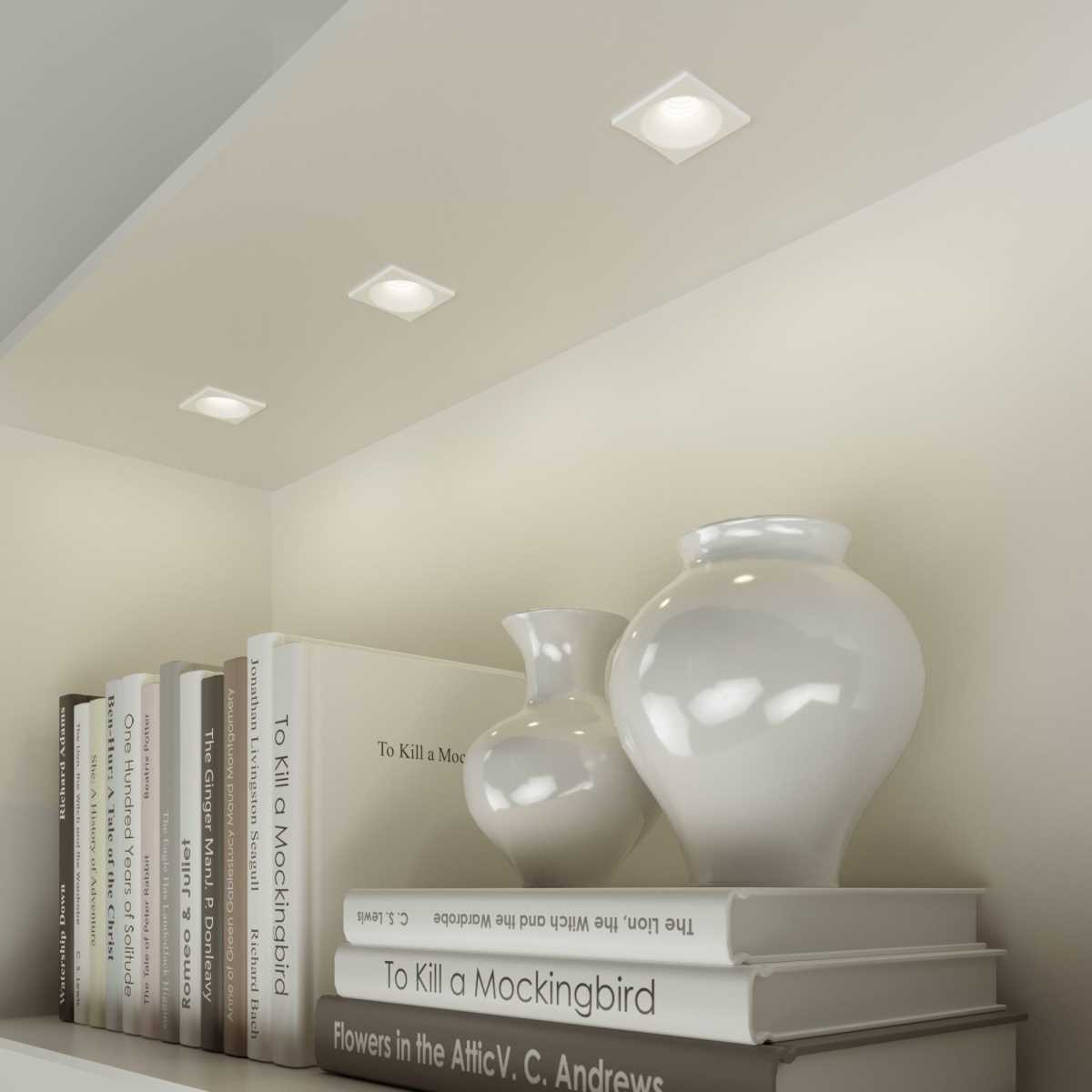 Встраиваемый светодиодный светильник Elektrostandard 15271/LED белый a056026 2