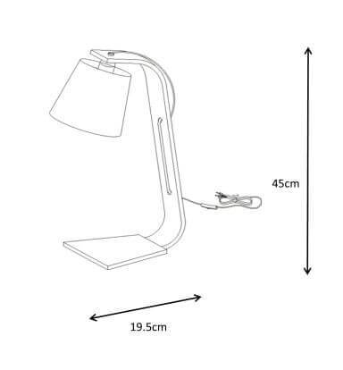 Настольная лампа Lucide Nordic 06502/81/30 изображение 3 Настольная лампа Lucide Nordic 06502/81/30 Фото № 3