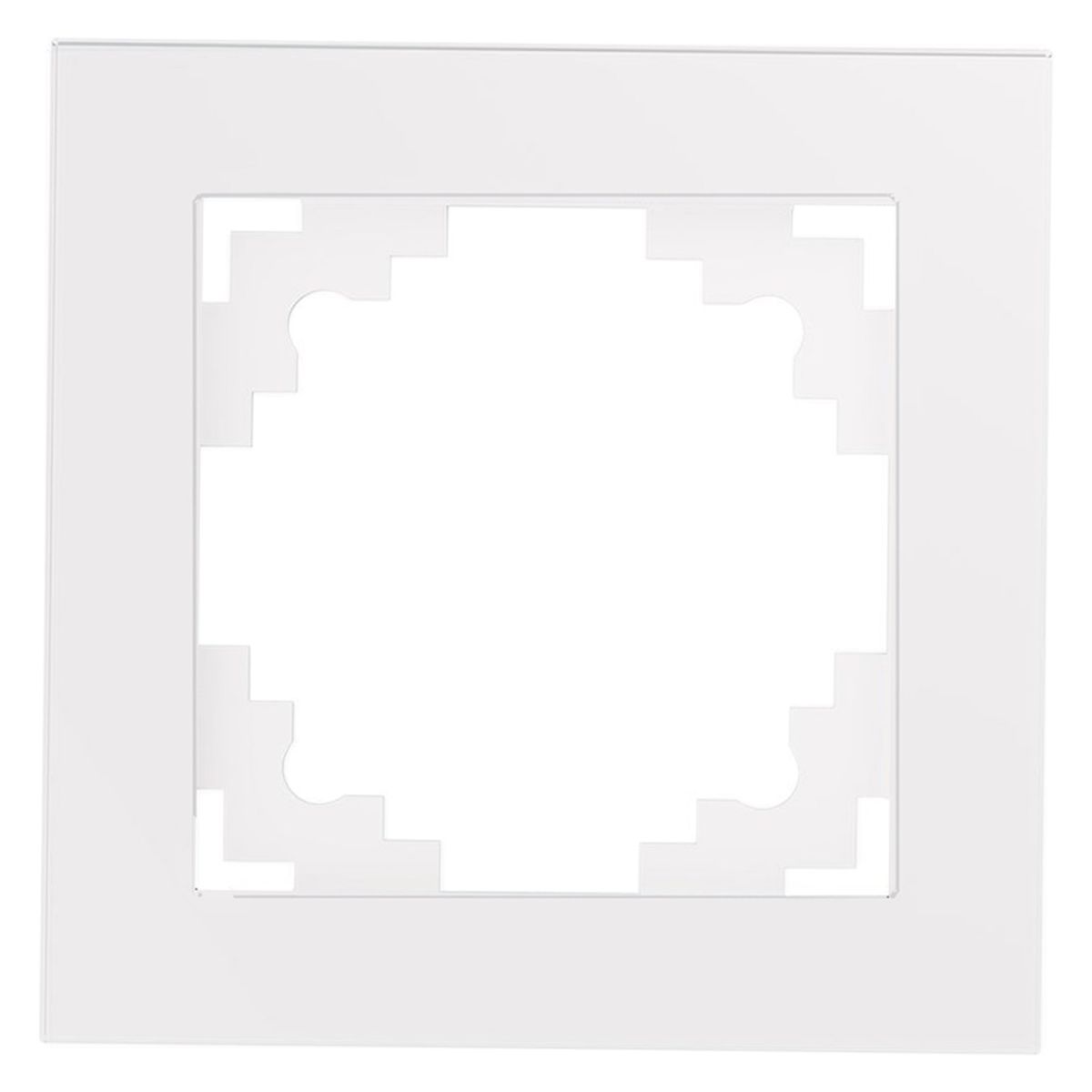 Рамка 1-постовая Stekker Катрин белый GFR00-7001-01 39517