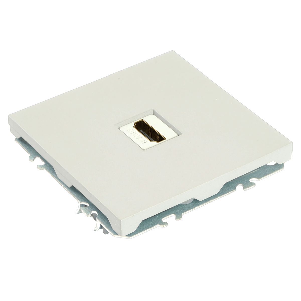 Розетка HDMI 2.0 Type A (механизм), STEKKER, серия Эмили, RST00-5118-01, белый фарфор, soft touch 50163 1