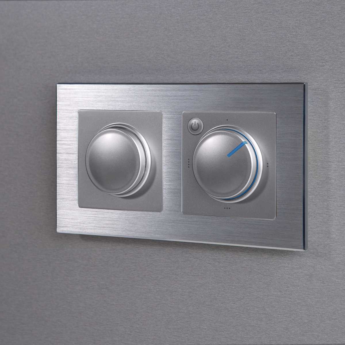 Рамка на 2 поста Werkel Aluminium алюминий W0021706 4690389158032 4